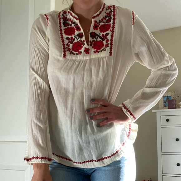VINTAGE Lucky Brand Top - Picture 1 of 4